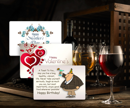 sample of e gift cards